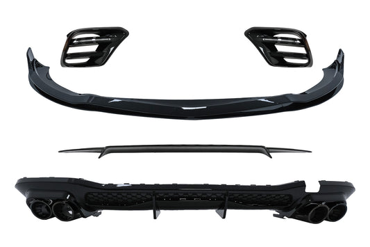 Aero BodyKit Spoiler für Mercedes S-Klasse W223 Sport Line 2020+ Stoßstange Diffusor CarPartsTuning