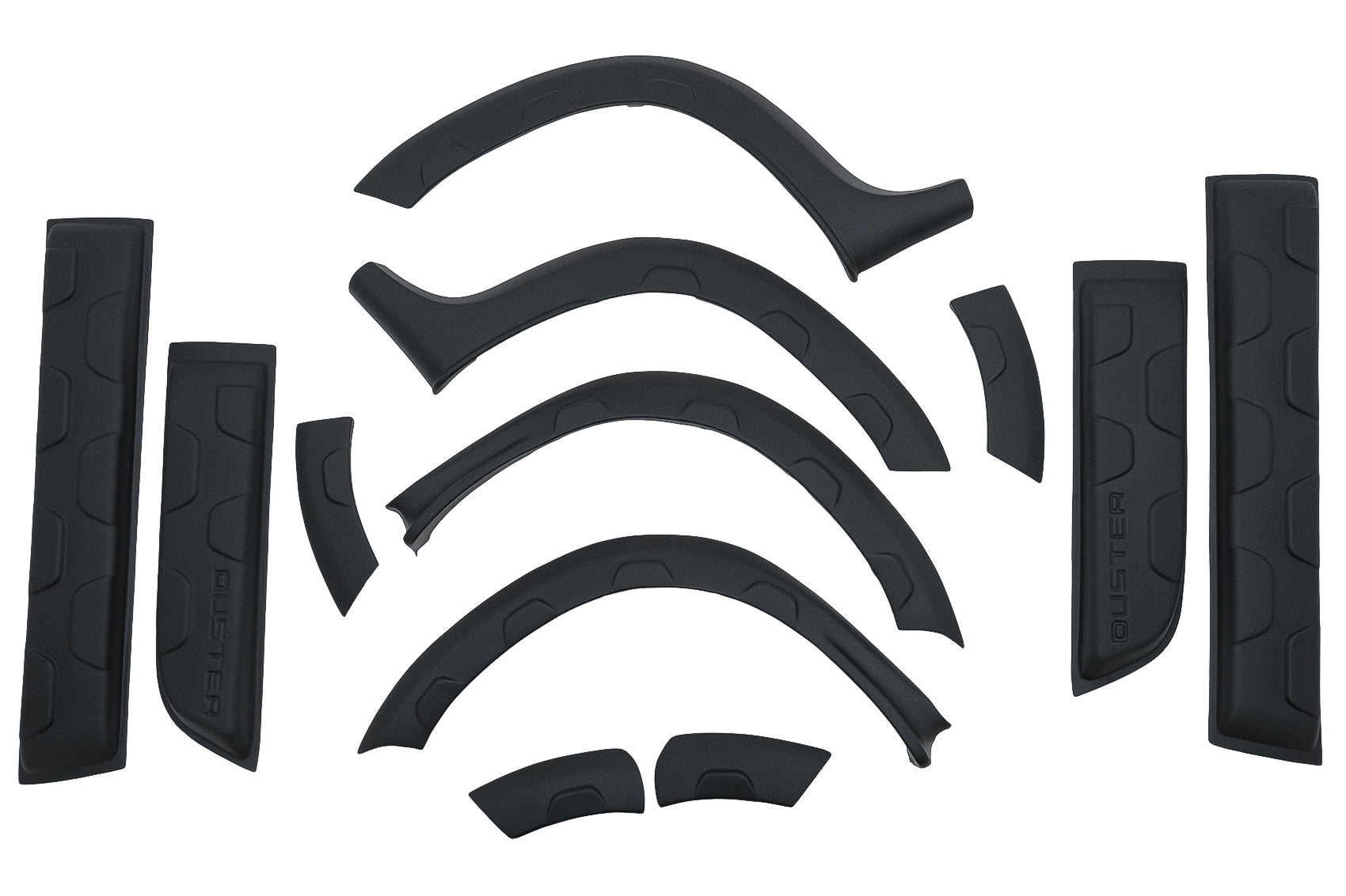 Kotflügelverbreiterungen Radläufe Türleisten für Dacia Duster I 2010-2017 CarPartsTuning