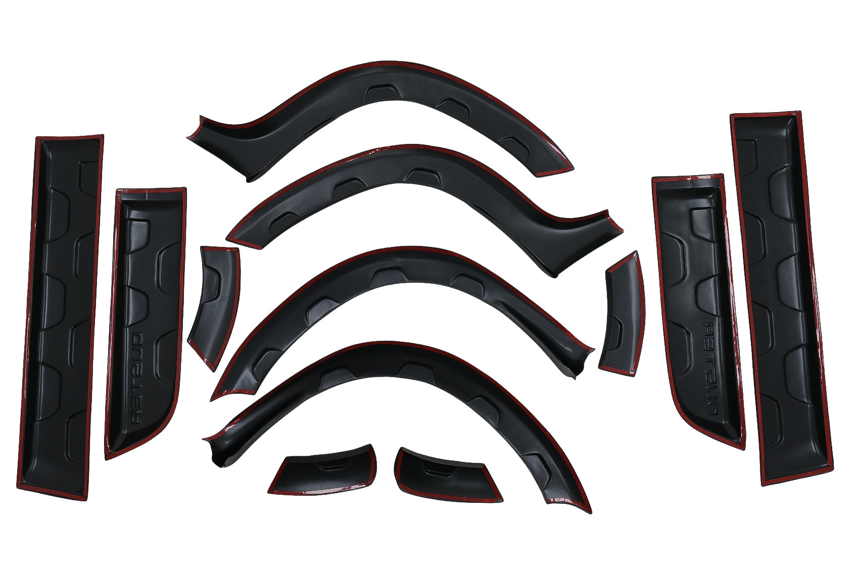 Kotflügelverbreiterungen Radläufe Türleisten für Dacia Duster I 2010-2017 CarPartsTuning