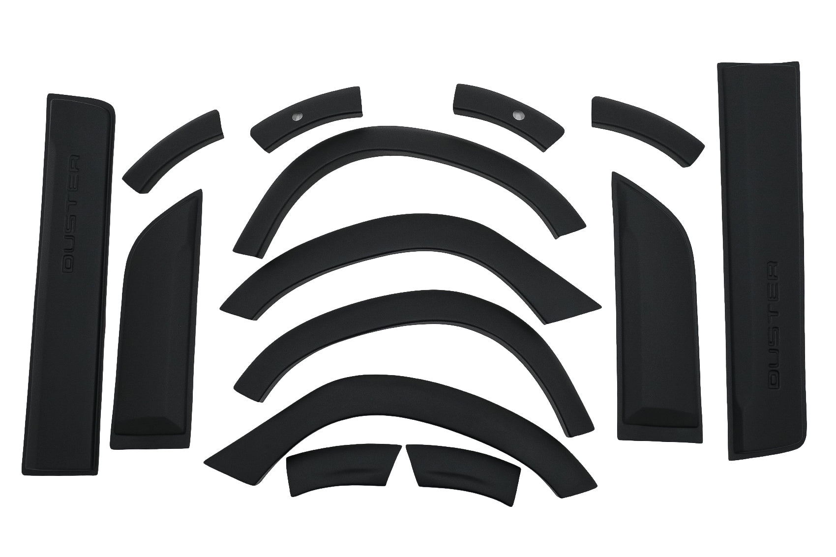 Kotflügelverbreiterungen Radläufe Türleisten für Dacia Duster II 2018-2021 PDC CarPartsTuning