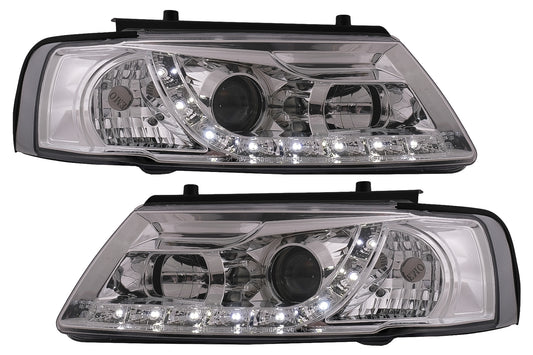 Scheinwerfer für VW Passat B5 3B 11.1996-08.2000 Schwarz H7 LHD CarPartsTuning