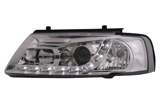 Scheinwerfer für VW Passat B5 3B 11.1996-08.2000 Schwarz H7 LHD CarPartsTuning