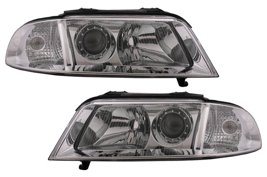 Scheinwerfer für Audi A4 B5 Facelift 1999-2000 Chrom Avant Sedan CarPartsTuning