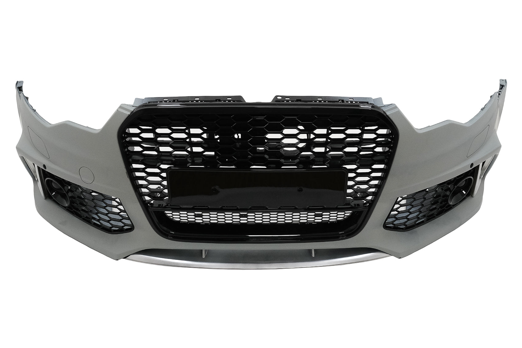 Stoßstange für Audi A6 C7 4G 2011-2015 Kühlergrill Wabengitter RS6 Design SRA PDC CarPartsTuning
