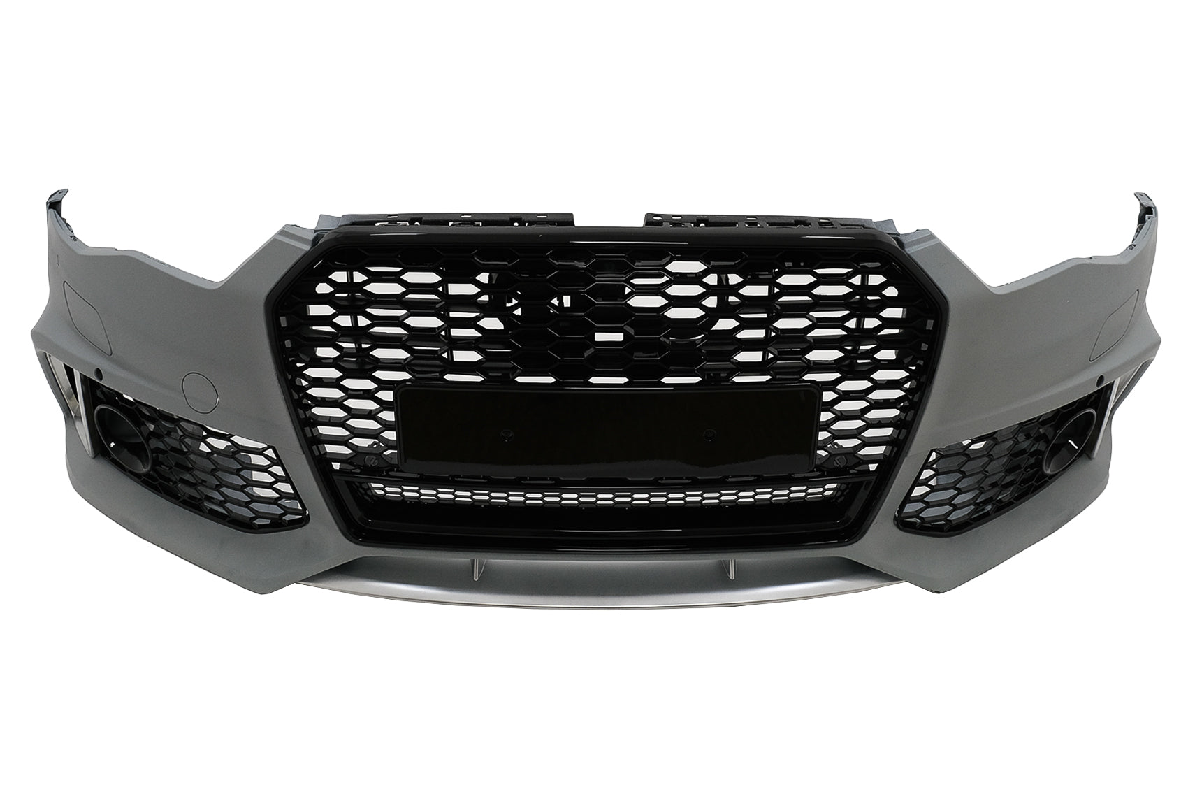 Stoßstange für Audi A6 C7 4G MOPF 2015-2018 RS6 Look Mit Kühlergrill Wabengitter CarPartsTuning