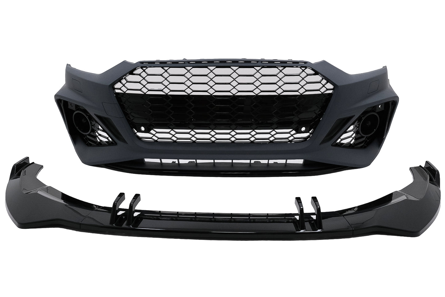 Stoßstange für Audi A5 F5 MOPF 2020+ Kühlergrill Unterlippe Racing Look PDC SRA CarPartsTuning
