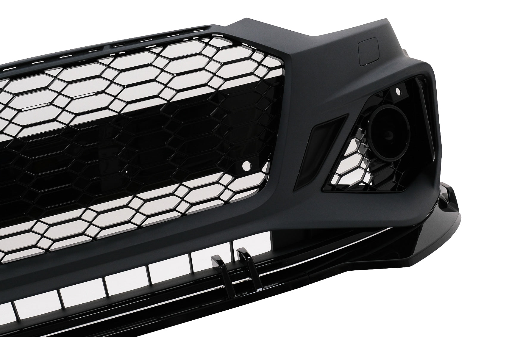 Stoßstange für Audi A5 F5 MOPF 2020+ Kühlergrill Unterlippe Racing Look PDC SRA CarPartsTuning