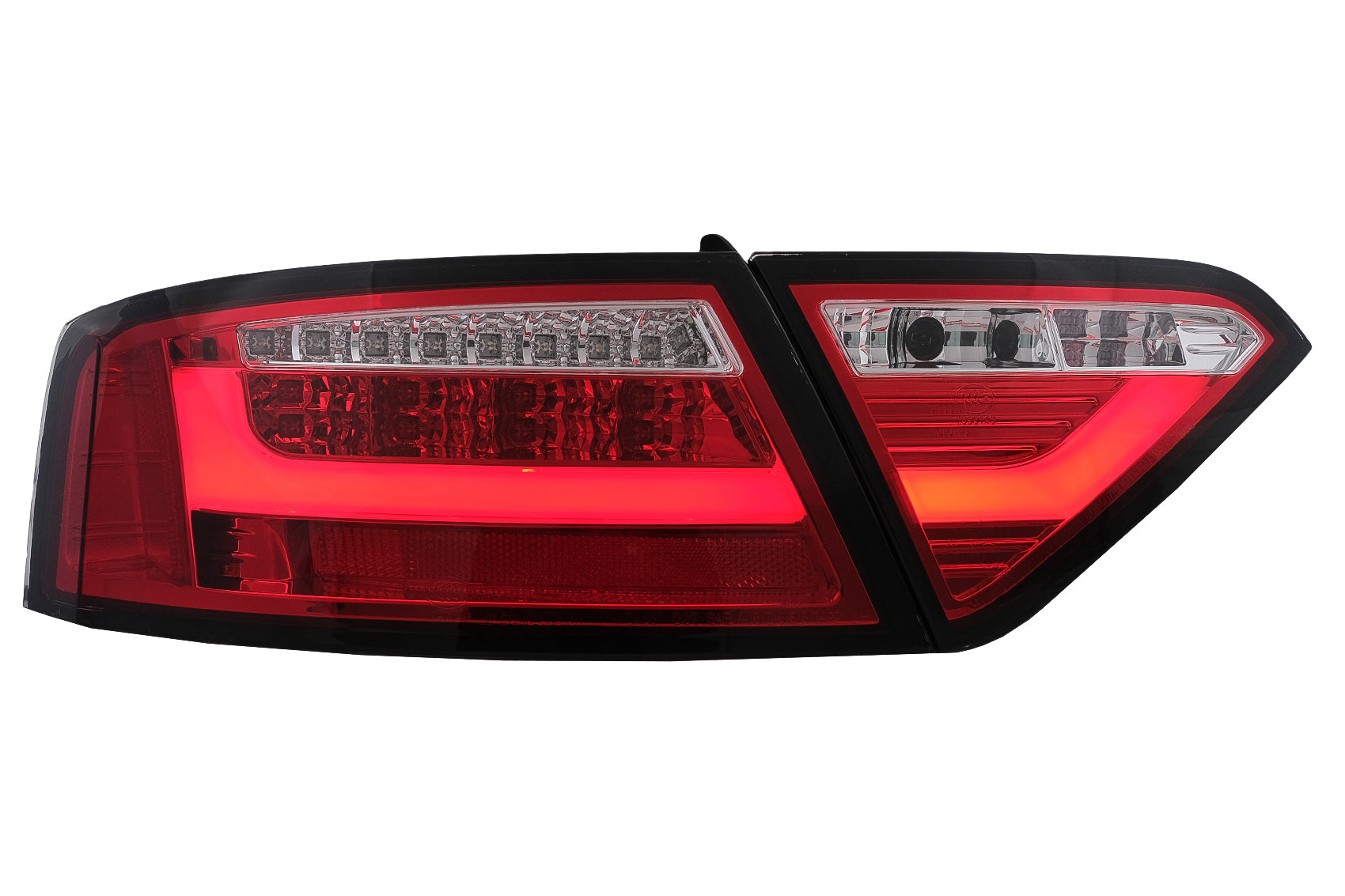 LED Rückleuchten für Audi A5 8T Coupe Cabrio Sportback 2007-2009 Rot Klar CarPartsTuning