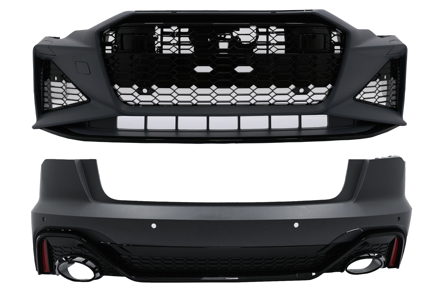 Bodykit für Audi A6 C8 4K Limousine 18-22 Racing Design Stoßstange Gitter Kühlergrill CarPartsTuning