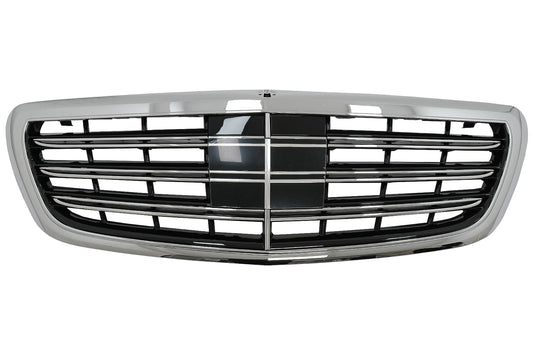 Kühlergrill für Mercedes S-Klasse W222 2014-08.2020 S63 S65 Look Chrom CarPartsTuning