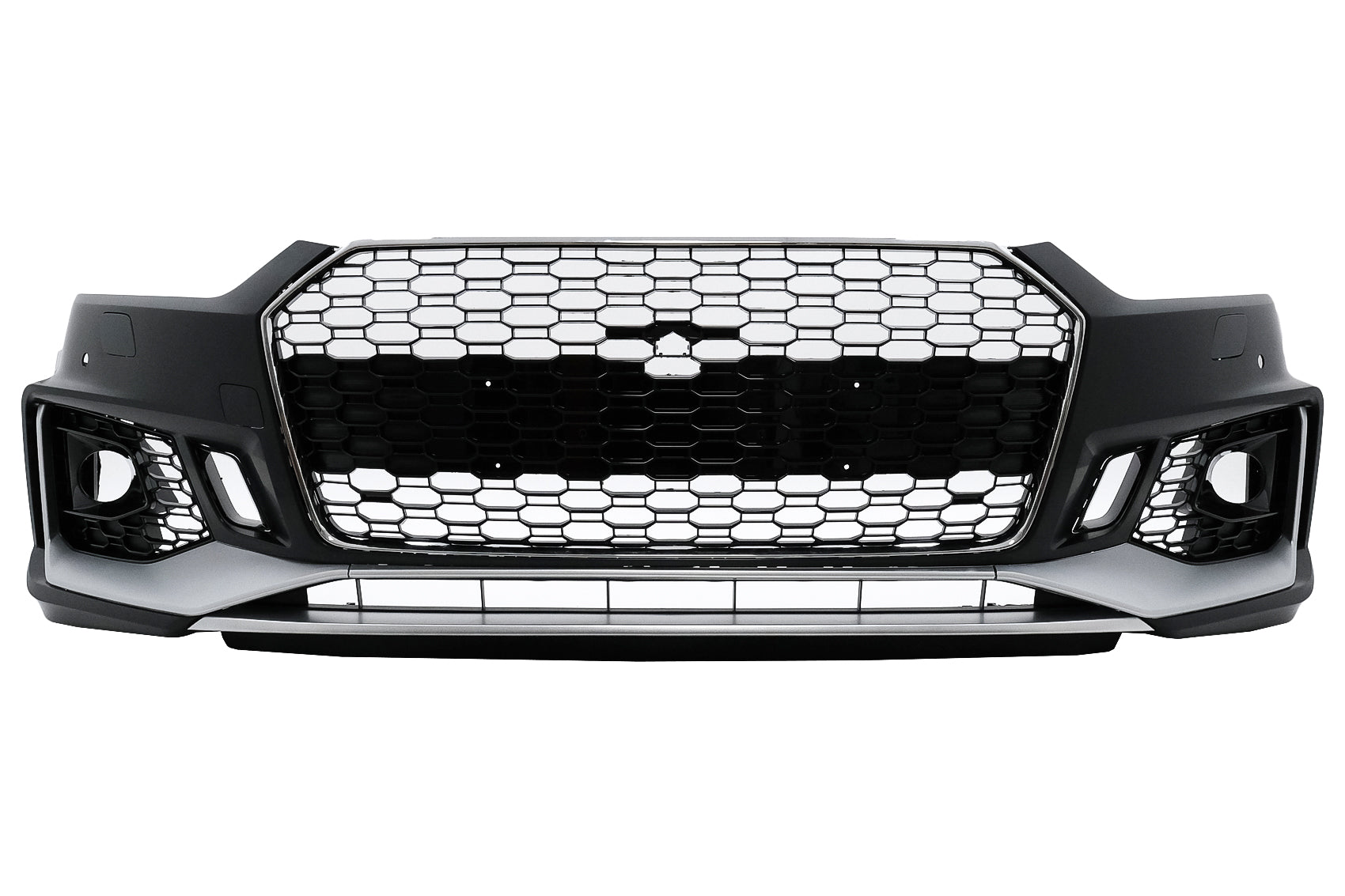 Frontstoßstange für Audi A5 F5 2017-2019 Quattro RS5 Look Bienenwabe Kühlergrill CarPartsTuning