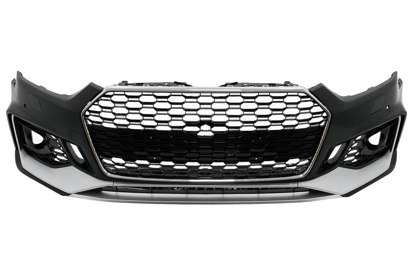 Frontstoßstange für Audi A5 F5 2017-2019 Quattro RS5 Look Bienenwabe Kühlergrill CarPartsTuning