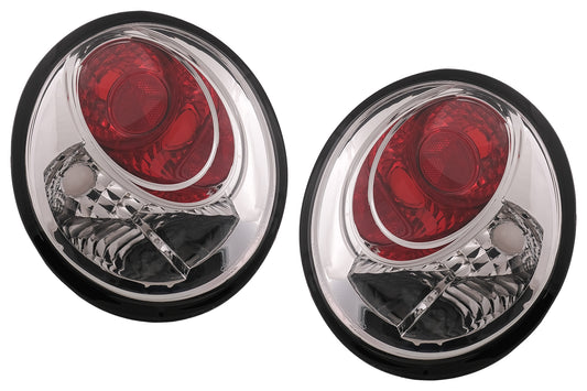 Halogen-Rückleuchten für VW New Beetle 10.1998-05.2005 Chrom Klare Linse CarPartsTuning