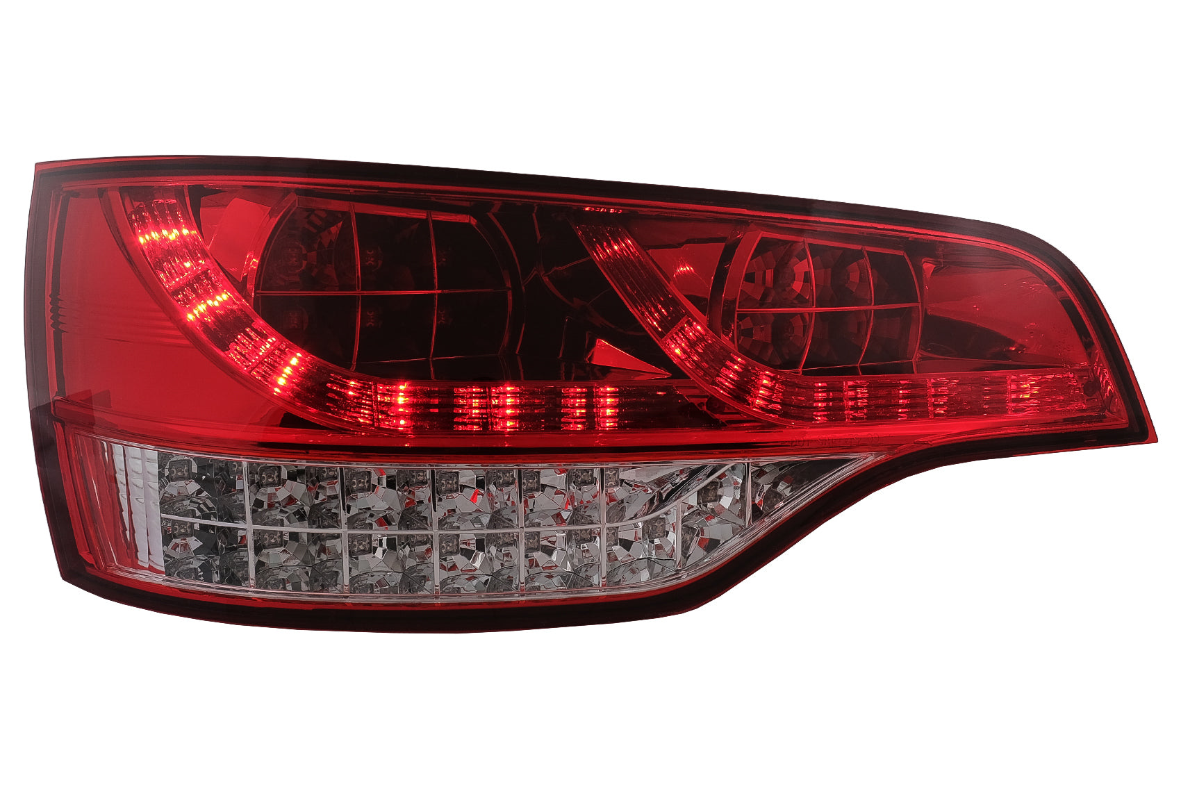 LED Rückleuchten für Audi Q7 4L 2006-2009 Rot Klar Rücklichter Taillights CarPartsTuning