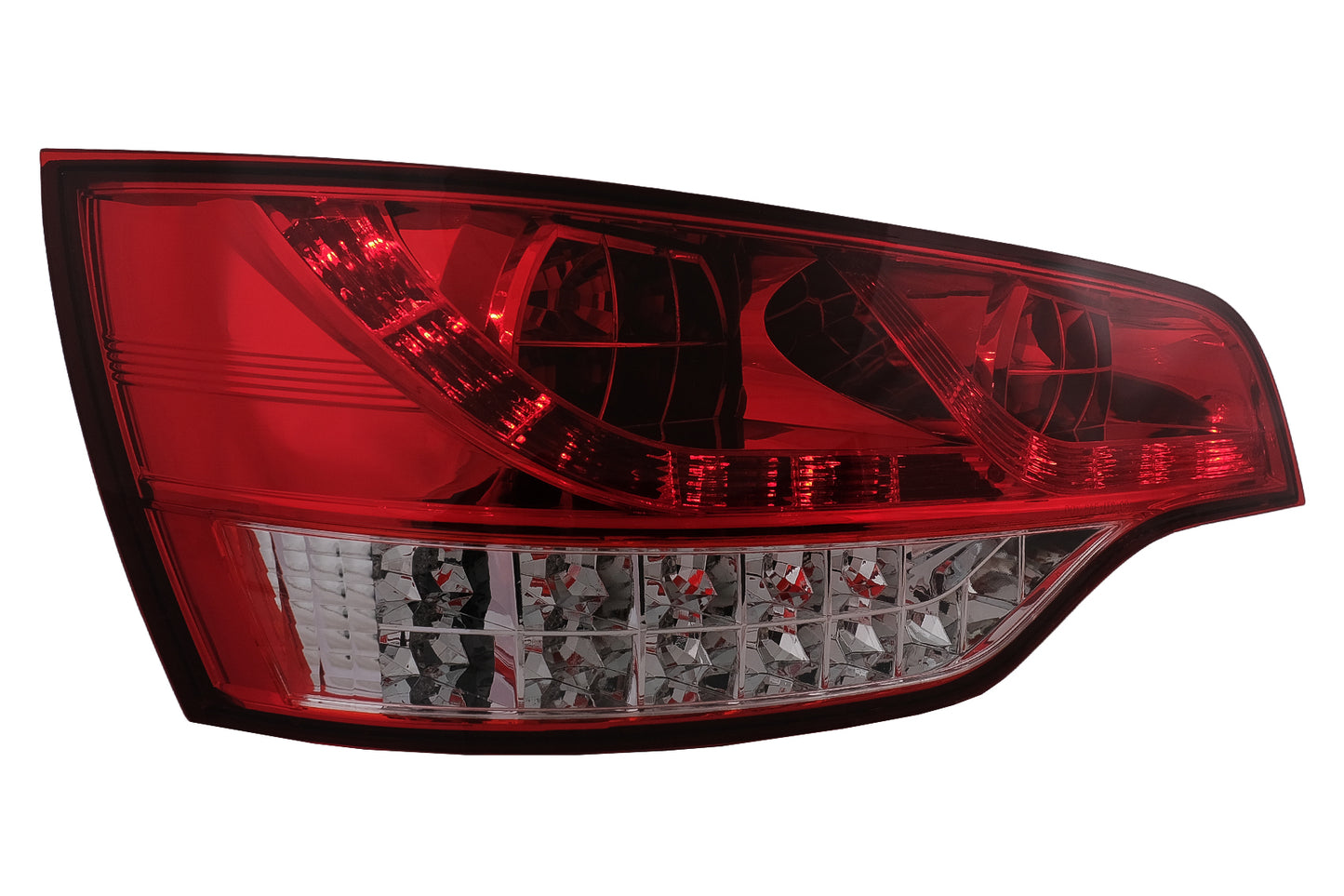 LED Rückleuchten für Audi Q7 4L 2006-2009 Rot Klar Rücklichter Taillights CarPartsTuning