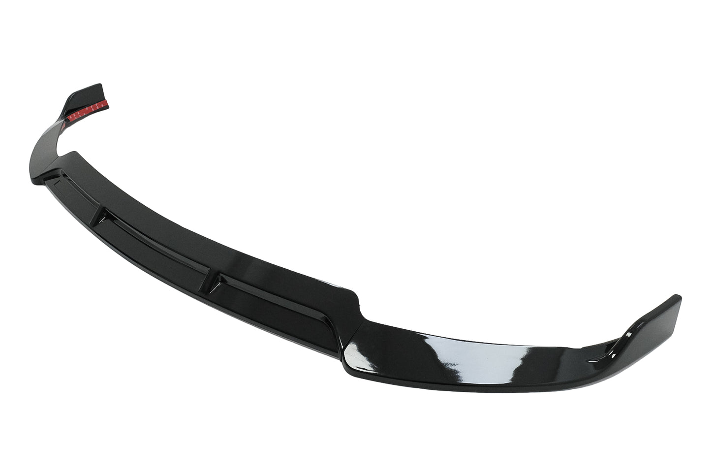 Stoßfängerlippe für Mercedes C W205 S205 A205 C205 14-19 Sport Line Glänzend Schwarz CarPartsTuning