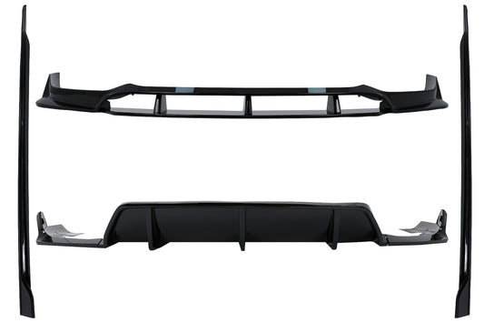 Aero Body Kit für BMW X6 G06 19-03.23 M-Tech Black Knight Design Schwarz Diffusor Carpartstuning Austria