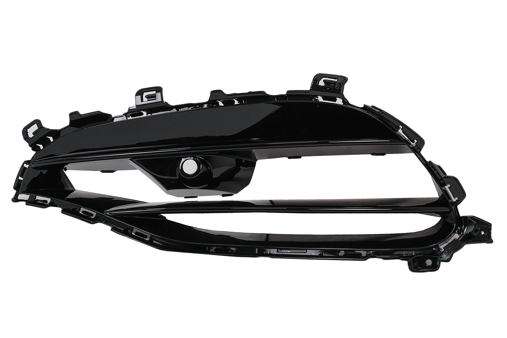 Seitengitter Abdeckrahmen für Mercedes A-Klasse W176 2012–2018 Facelift A45-Design Glänzend schwarz Carpartstuning Austria