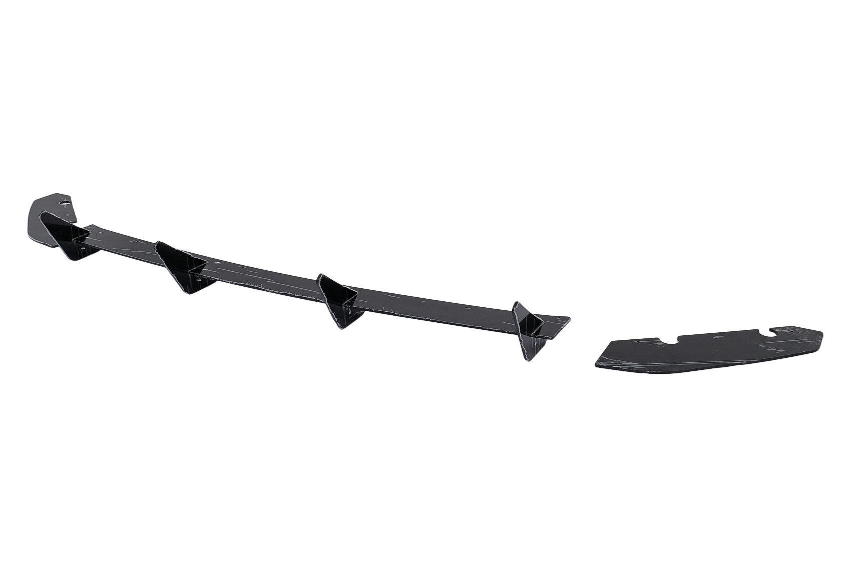 Hintere Stoßstange Erweiterung für Diffusor Für Seat Leon Mk3 5F Hatchback 2012-2016 Schwarz Carpartstuning Austria