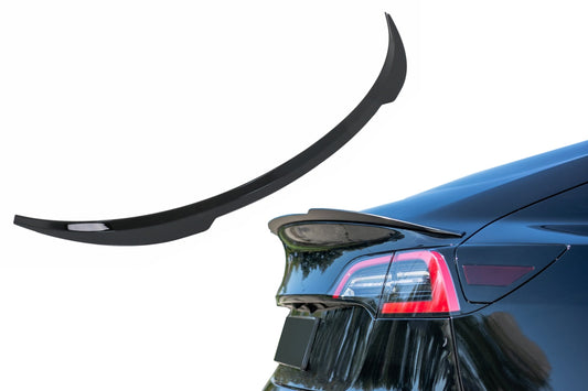 Kofferraumspoiler Heckspoiler Flügel für Tesla Model 3 2017+ glänzend schwarz Carpartstuning Austria