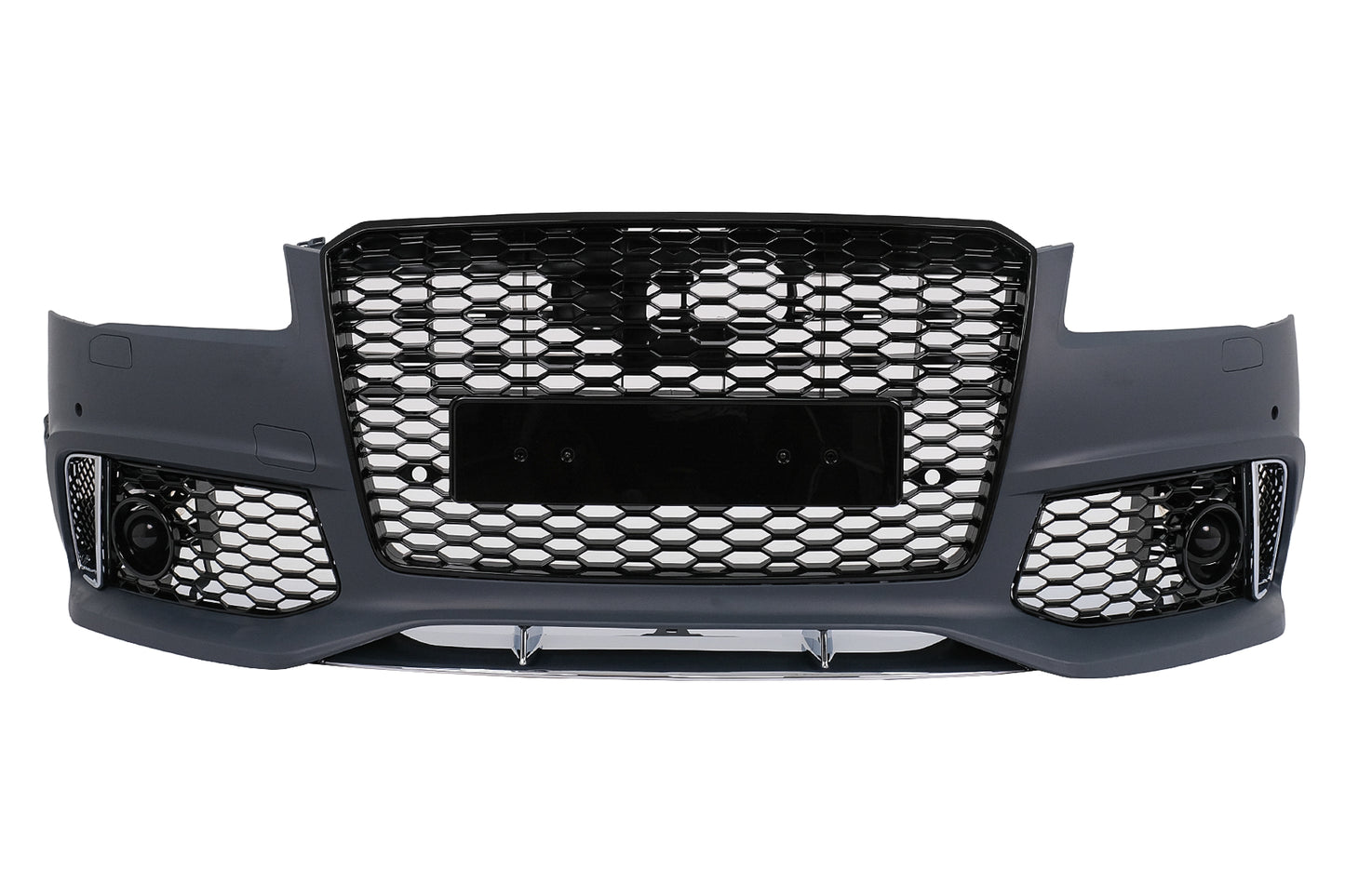 Stoßstange für Audi A8 D4 MOPF D4.5 2014-2017 Kühlergrill RS Look PDC SRA Carpartstuning Austria