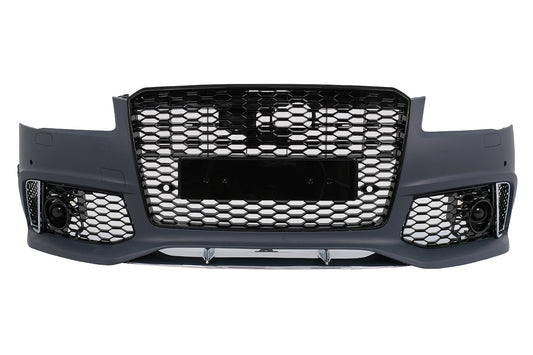 Stoßstange für Audi A8 D4 MOPF D4.5 2014-2017 Kühlergrill RS Look PDC SRA Carpartstuning Austria