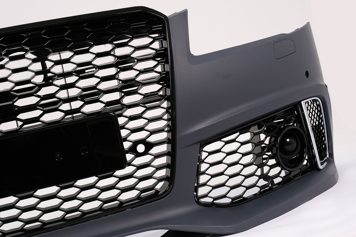 Stoßstange für Audi A8 D4 MOPF D4.5 2014-2017 Kühlergrill RS Look PDC SRA Carpartstuning Austria