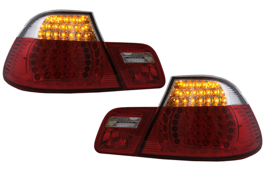 LED-Rückleuchten für BMW 3er E46 Coupe ohne Facelift 1999–2003 rot klar Carpartstuning Austria