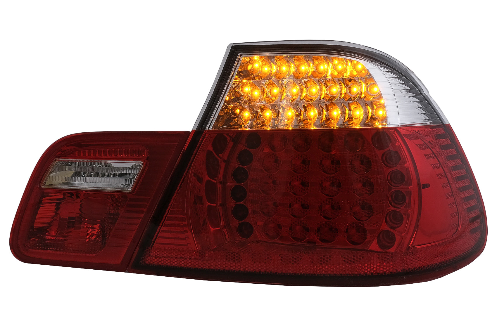 LED-Rückleuchten für BMW 3er E46 Coupe ohne Facelift 1999–2003 rot klar Carpartstuning Austria