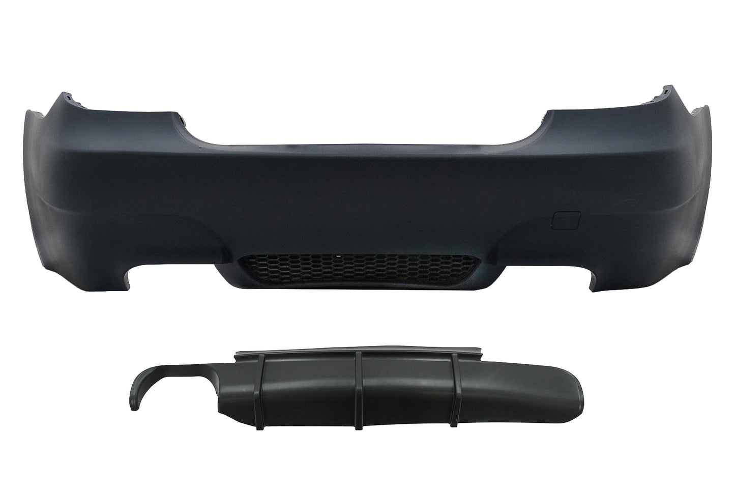 Heckstoßstange für BMW 5er E60 2003-2010 M5 Design Zwillingsdoppel Luftverteiler CarPartsTuning