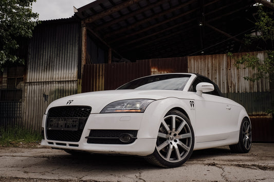 Xenon-Scheinwerfer LED DRL für Audi TT 8J 2006-2010 Schwarz Dynamische Blinker Carpartstuning Austria