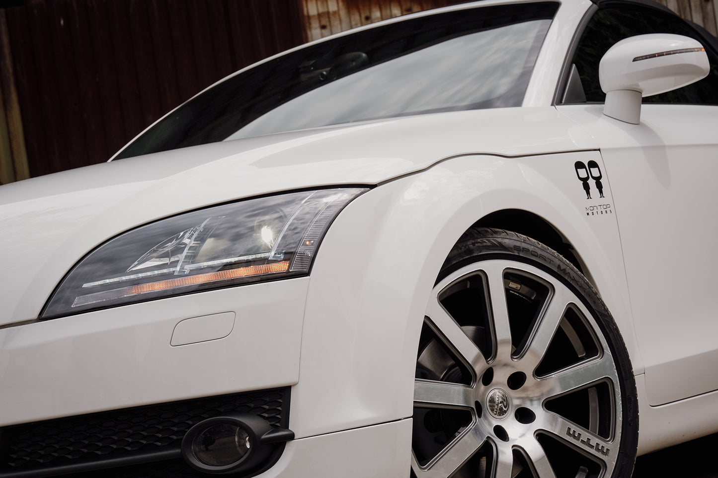 Xenon-Scheinwerfer LED DRL für Audi TT 8J 2006-2010 Schwarz Dynamische Blinker Carpartstuning Austria