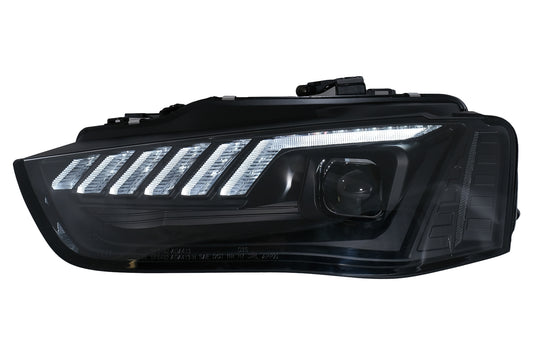 Full LED Scheinwerfer für Audi A4 B8.5 Facelift 12-15 Dynamisch Schwarz A4 B9.5 Look CarPartsTuning