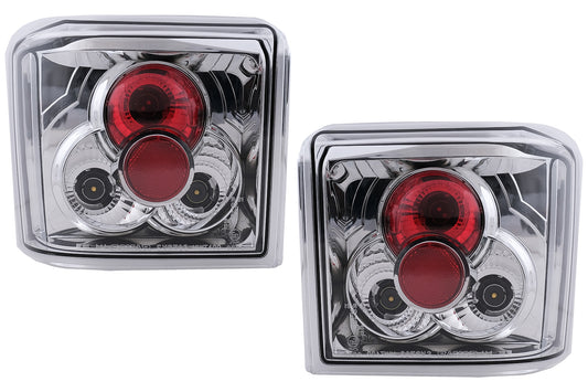 Rücklichter Rückleuchten für VW T4 Transporter Caravelle Multivan 1990-03.2003 Chrom Carpartstuning Austria