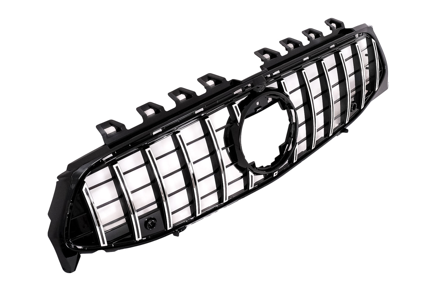 Kühlergrill für Mercedes CLA X118 C118 19+ GT-R Panamericana Design Chrom CarPartsTuning