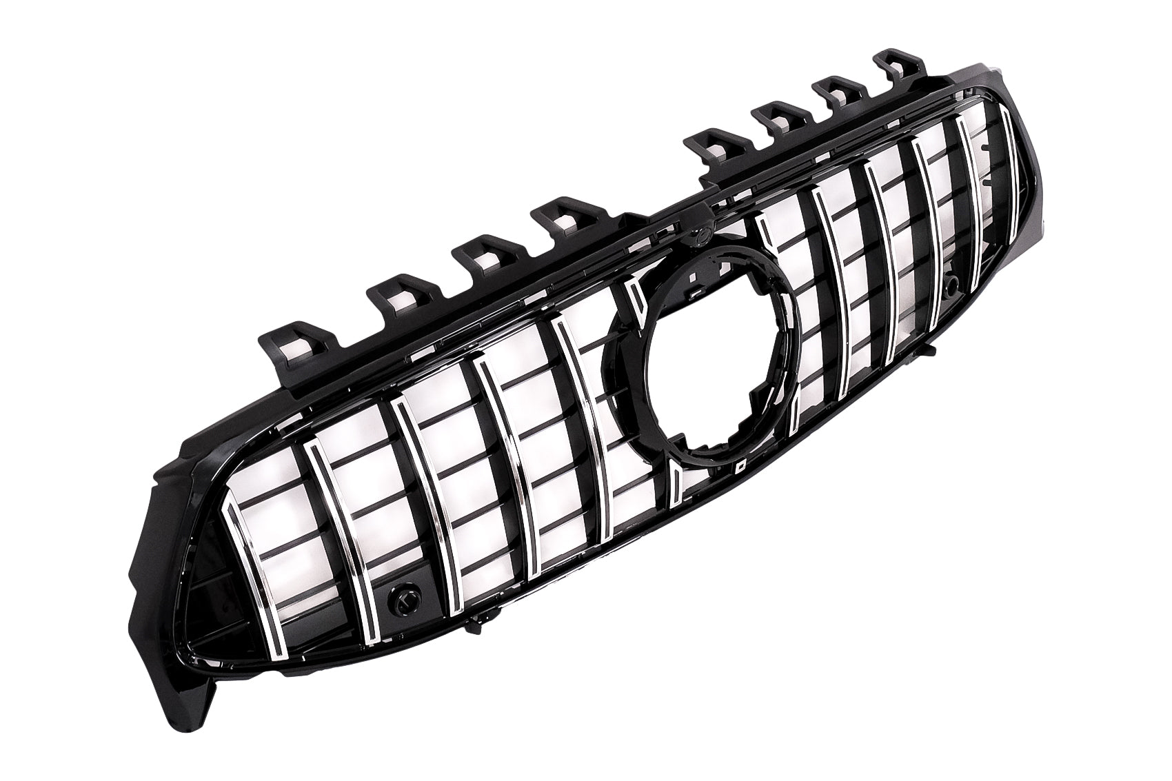 Kühlergrill für Mercedes CLA X118 C118 19+ GT-R Panamericana Design Chrom CarPartsTuning