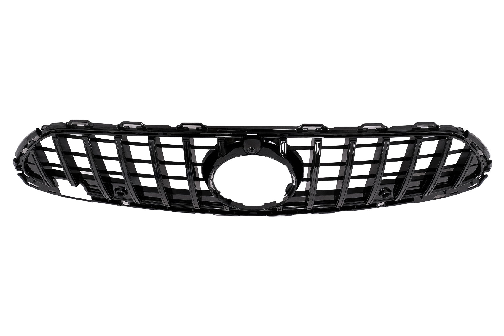 Kühlergrill für Mercedes C-Klasse W206 Limousine S206 T-Modell 2021+ GTR Design Schwarz PDC Carpartstuning Austria