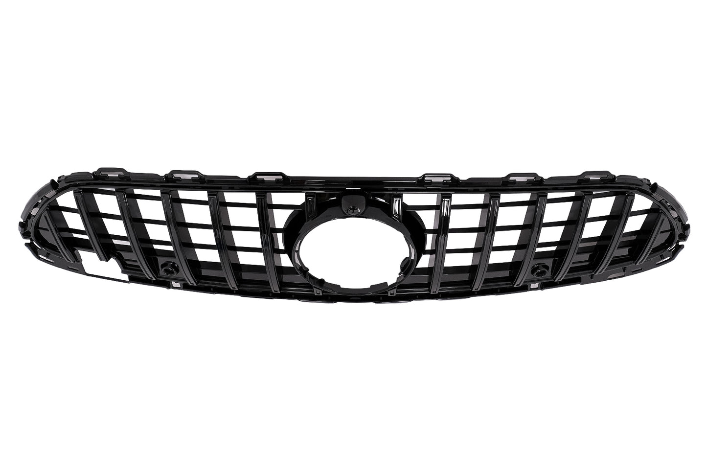 Kühlergrill für Mercedes C-Klasse W206 Limousine S206 T-Modell 2021+ GTR Design Schwarz PDC Carpartstuning Austria