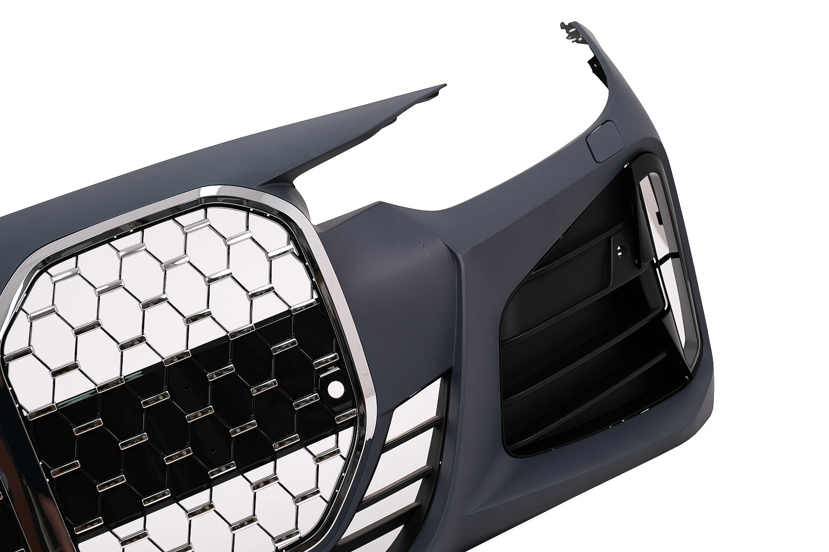 Stoßstange für BMW 3er F30 F31 2011-2018 Umbau G80 M3 Design Chrom Kühlergrill Carpartstuning Austria