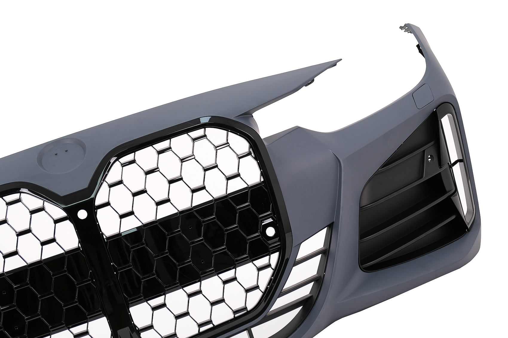 Stoßstange für BMW 3er F30 F31 2011-2018 Umbau G80 M3 Design Schwarz Kühlergrill Carpartstuning Austria