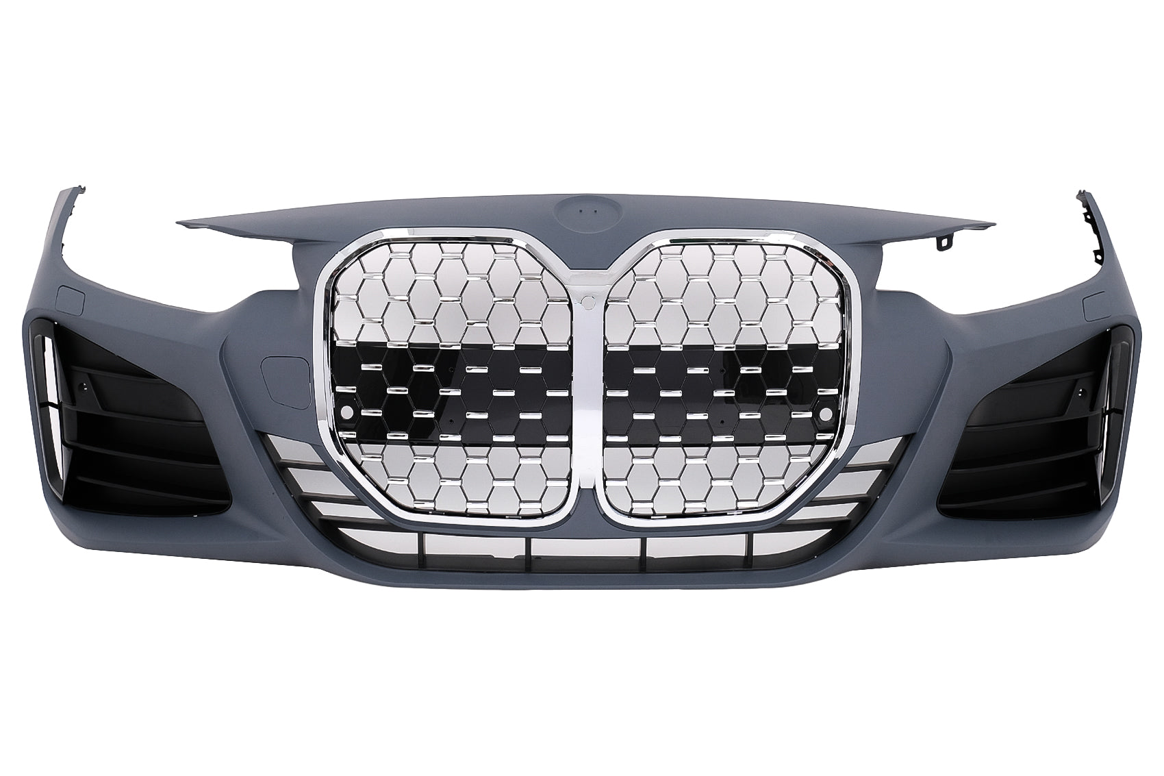 Stoßstange für BMW 4er F32 F33 F36 Coupe Cabrio Gran Coupe M4 Look Chrome Kühlergrill Carpartstuning Austria