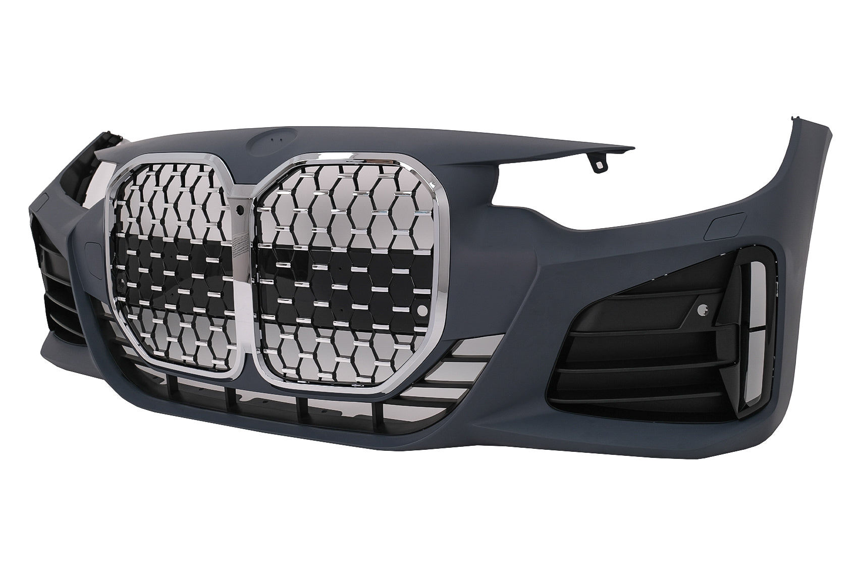 Stoßstange für BMW 4er F32 F33 F36 Coupe Cabrio Gran Coupe M4 Look Chrome Kühlergrill Carpartstuning Austria