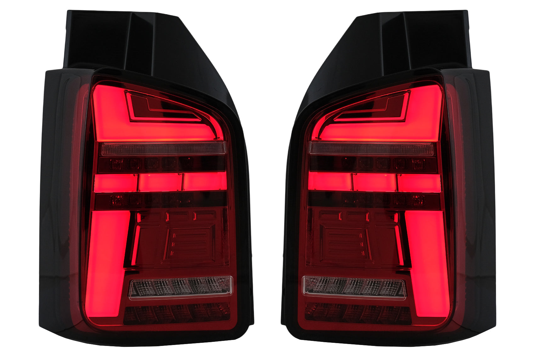 Full LED Rückleuchten für VW Transporter T6 15-20 Dynamisch Sequentiell Drehen Licht Carpartstuning Austria