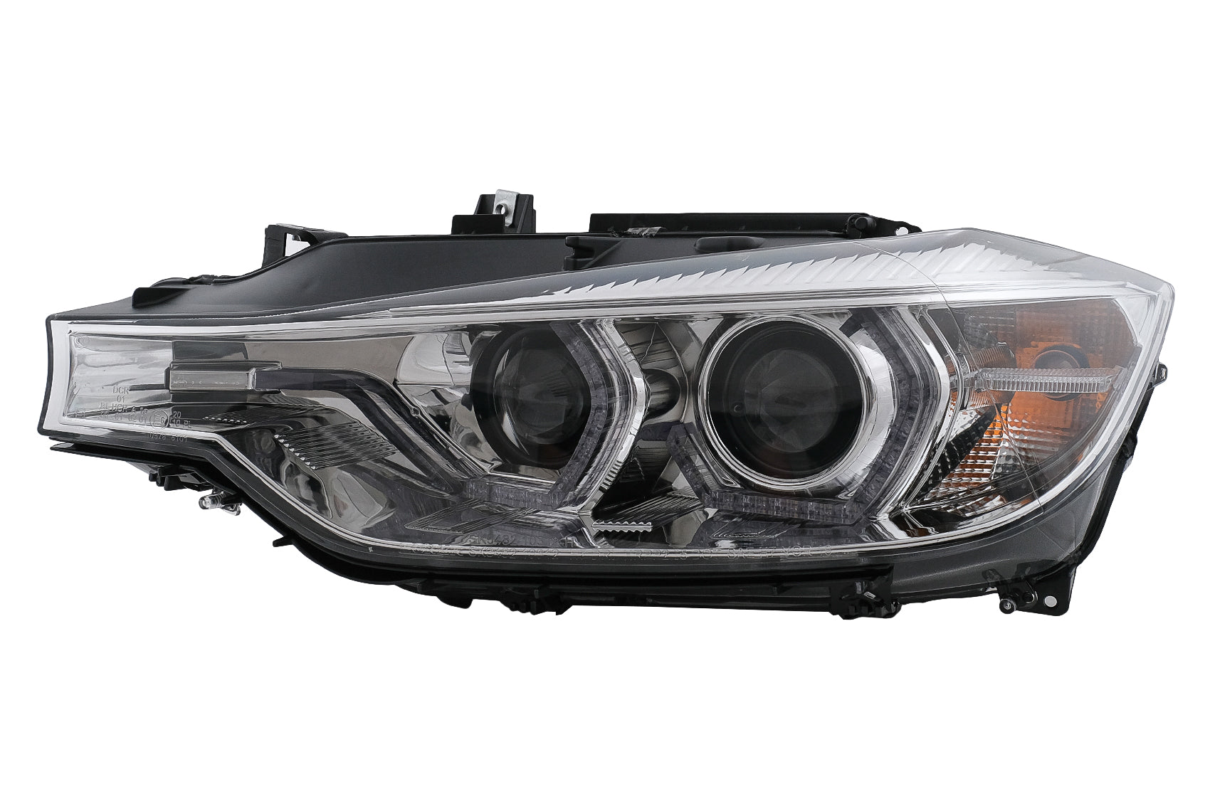 Angel Eyes Scheinwerfer LED DRL für BMW 3er F30 F31 LCI Limousine Touring 2015-2019 Chrom Carpartstuning Austria