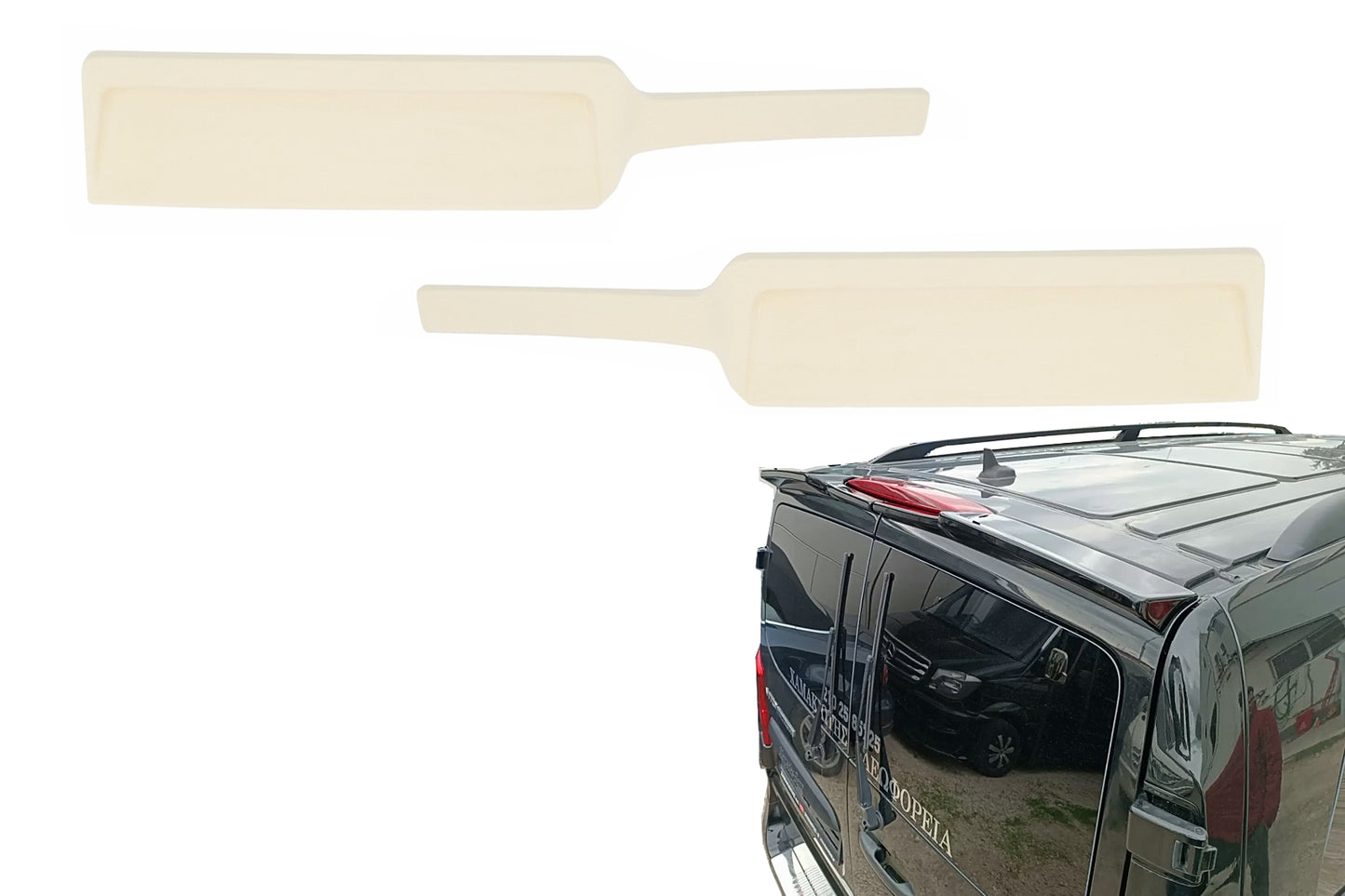 Dachspoiler Flügel Dachflügel für Mercedes V-Klasse W447 2014+ Scheunentore Zwillingstüren Carpartstuning Austria