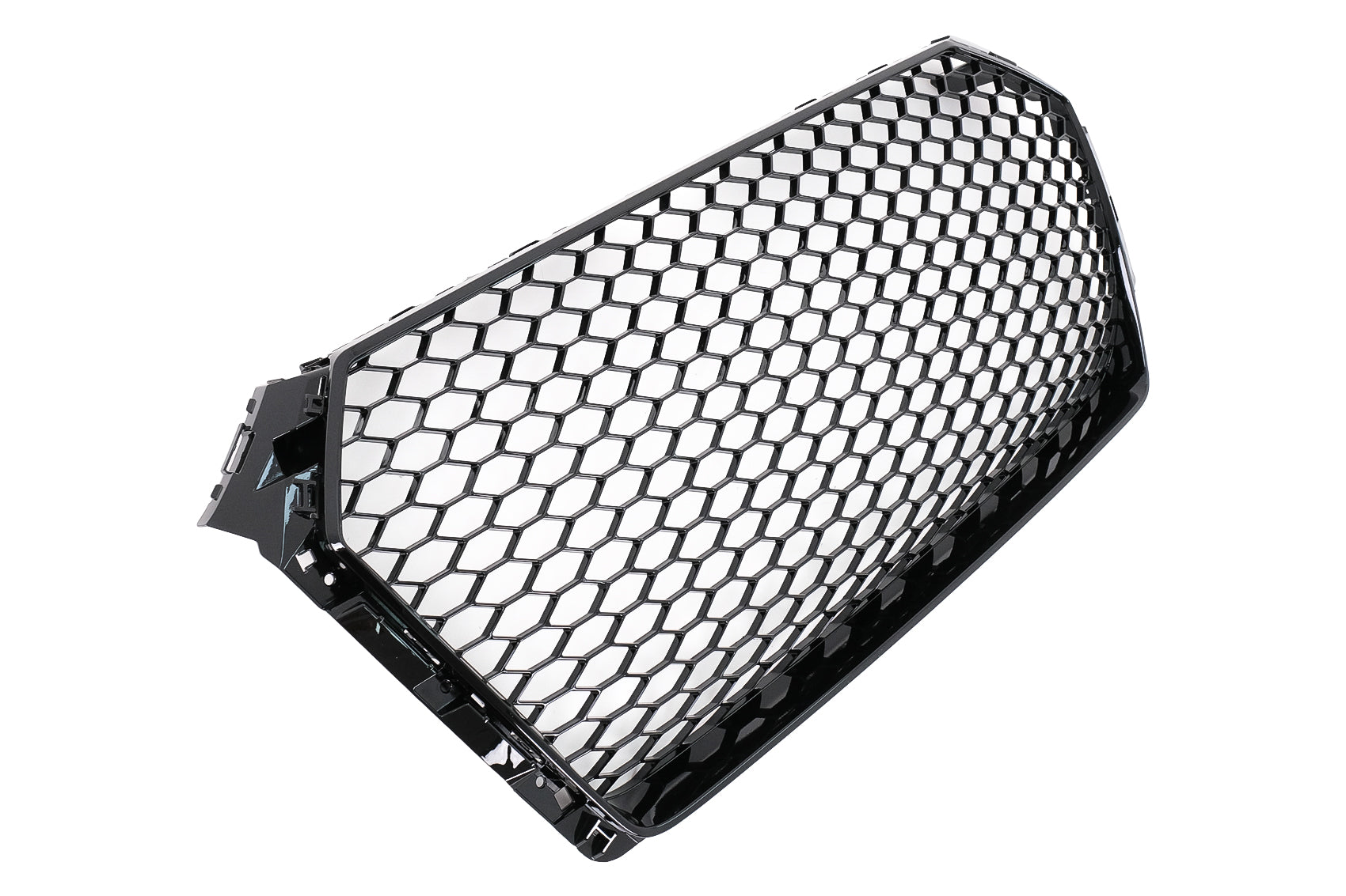 Kühlergrill für Audi A4 S4 B9 8W 2016–2018 Limousine Avant RS-Design Glänzend Schwarz Carpartstuning Austria