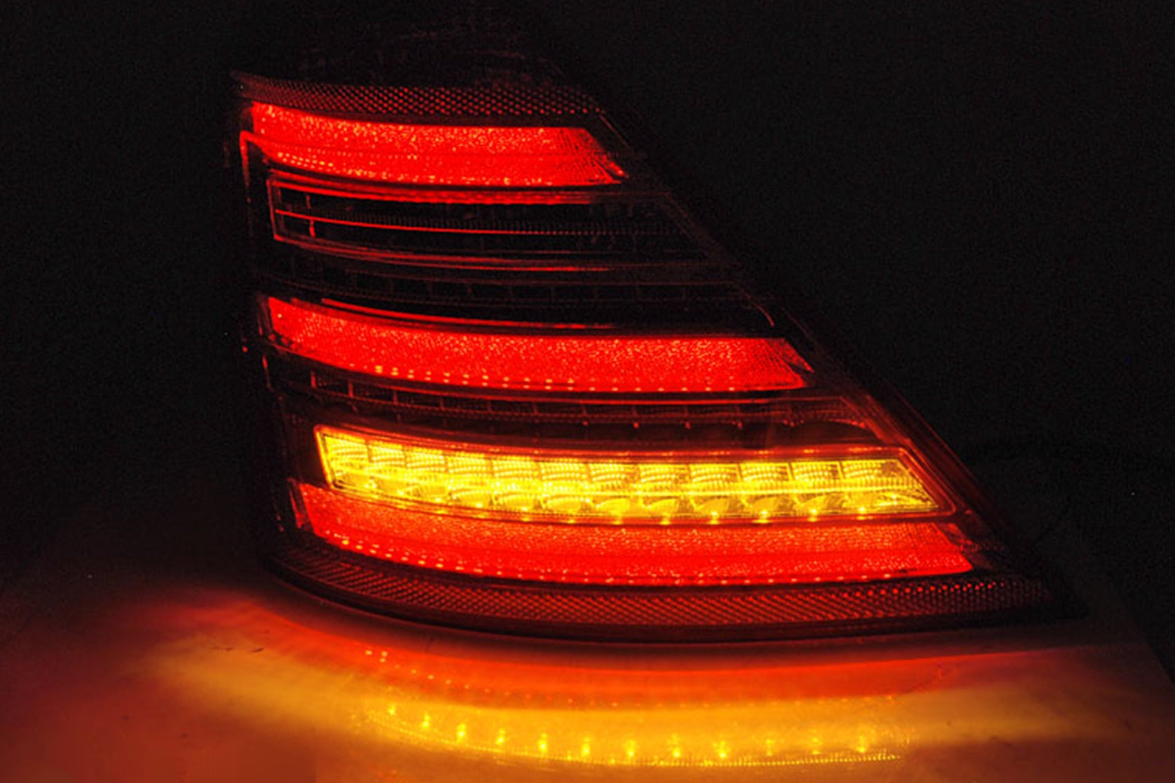 LED Rückleuchten für Mercedes S-Klasse W221 05-09 Rücklichter Rot Klar Dynamisch Blinker Carpartstuning Austria