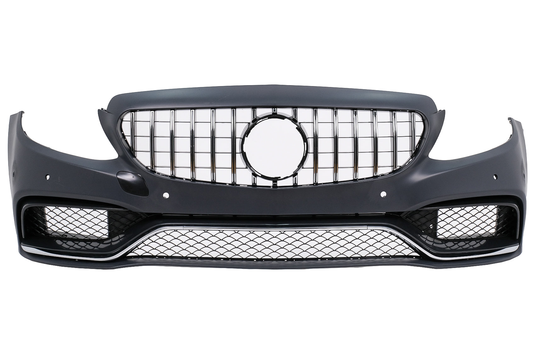 Bodykit für Mercedes C-Klasse W205 Limousine 14-18 Stoßstangengrill Seitenschweller Endrohre Carpartstuning Austria