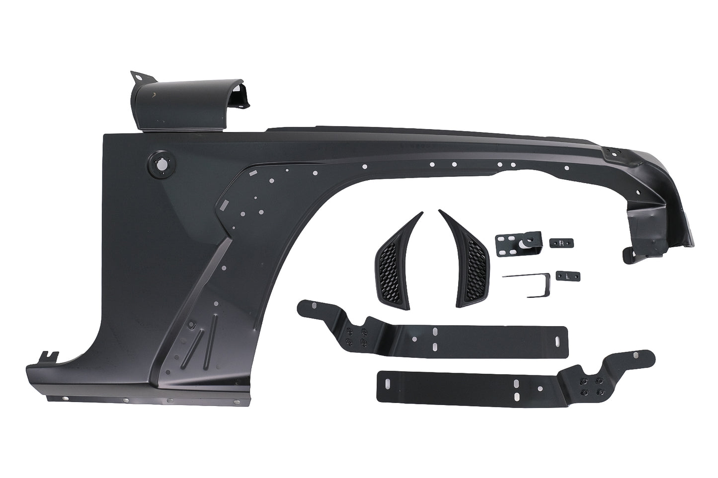 Vorderer Kotflügel für JEEP Wrangler / Rubicon JK 2007-2017 JL 2018+ Design Carpartstuning Austria