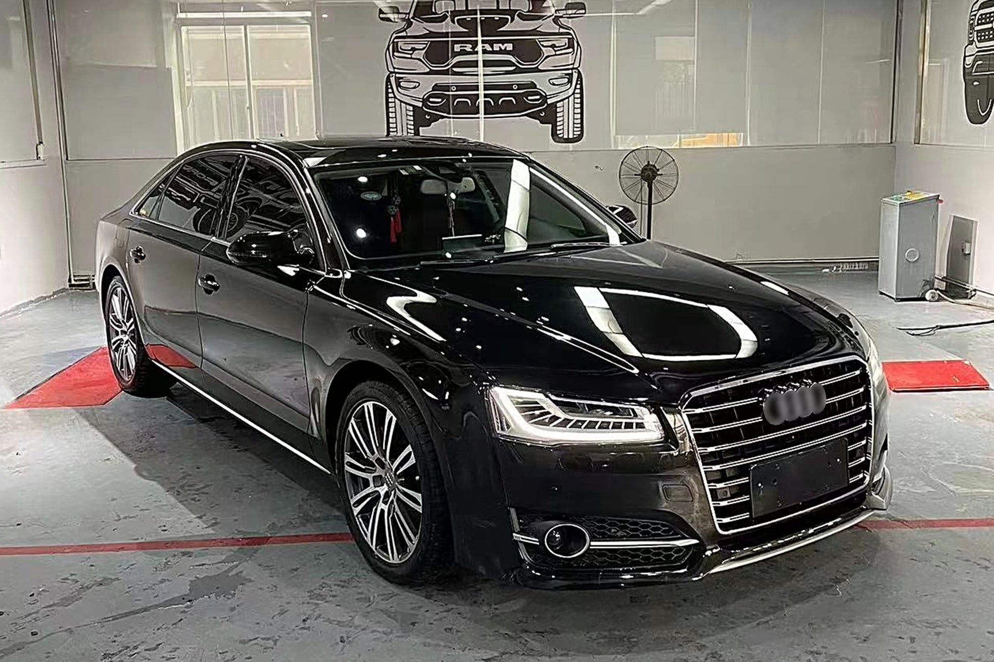 Stoßstange für Audi A8 D4 MOPF D4.5 2014-2017 Kühlergrill S8 Design Carpartstuning Austria